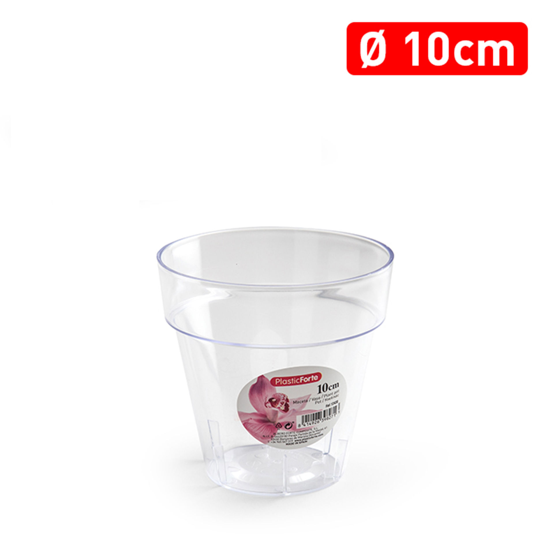 VASO PS TONDO 10 CM