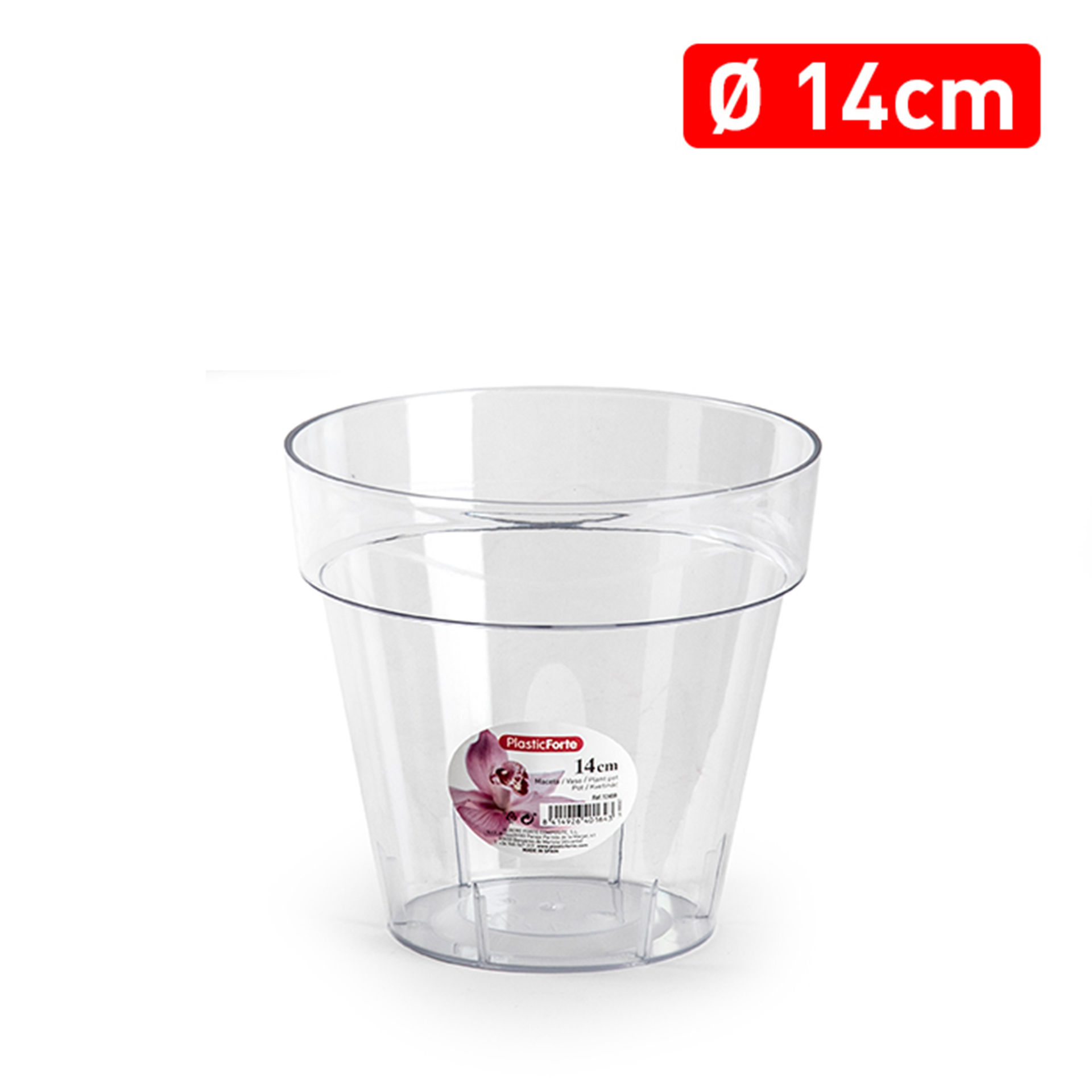 VASO  PS 14 CM