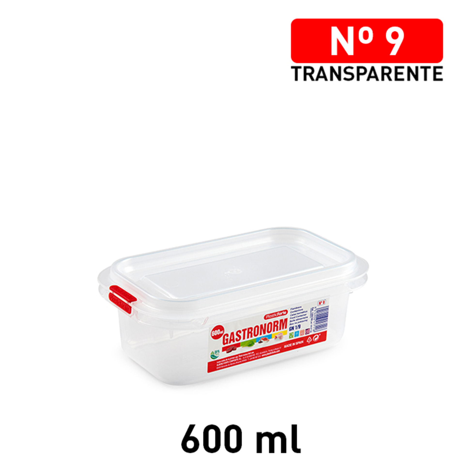 CONTENITORE FROSTN  9 600 ML TRASPARENTE