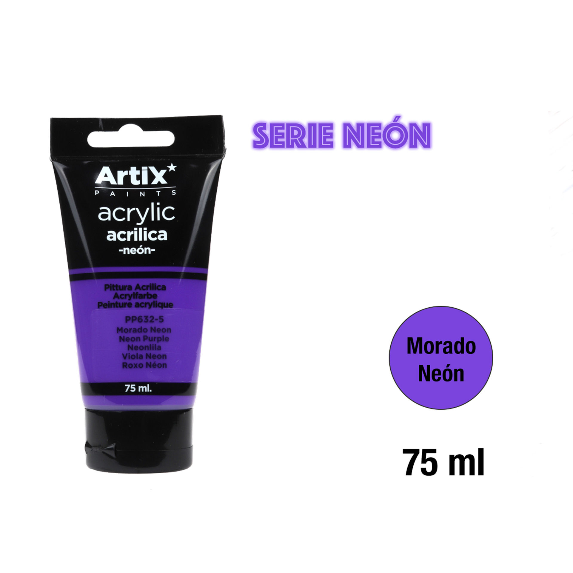 PITTURA ACRILLICA FUCSIA NEON 75ML ARTIX