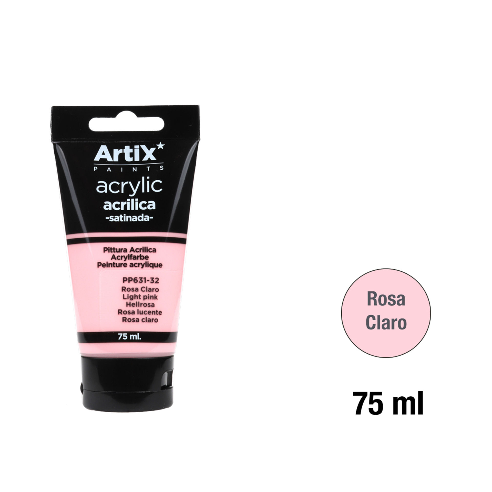 PITTURA ACRILLICA ROSA CHIARA 75ML ARTIX