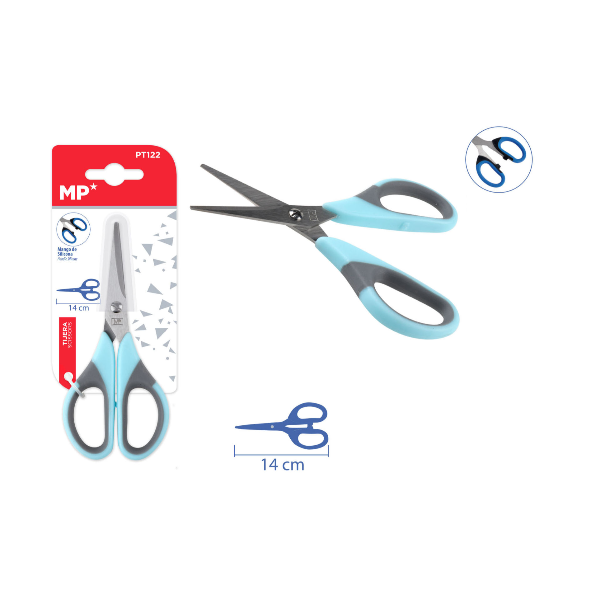 FORBICI CON MANICO IN SILICONE