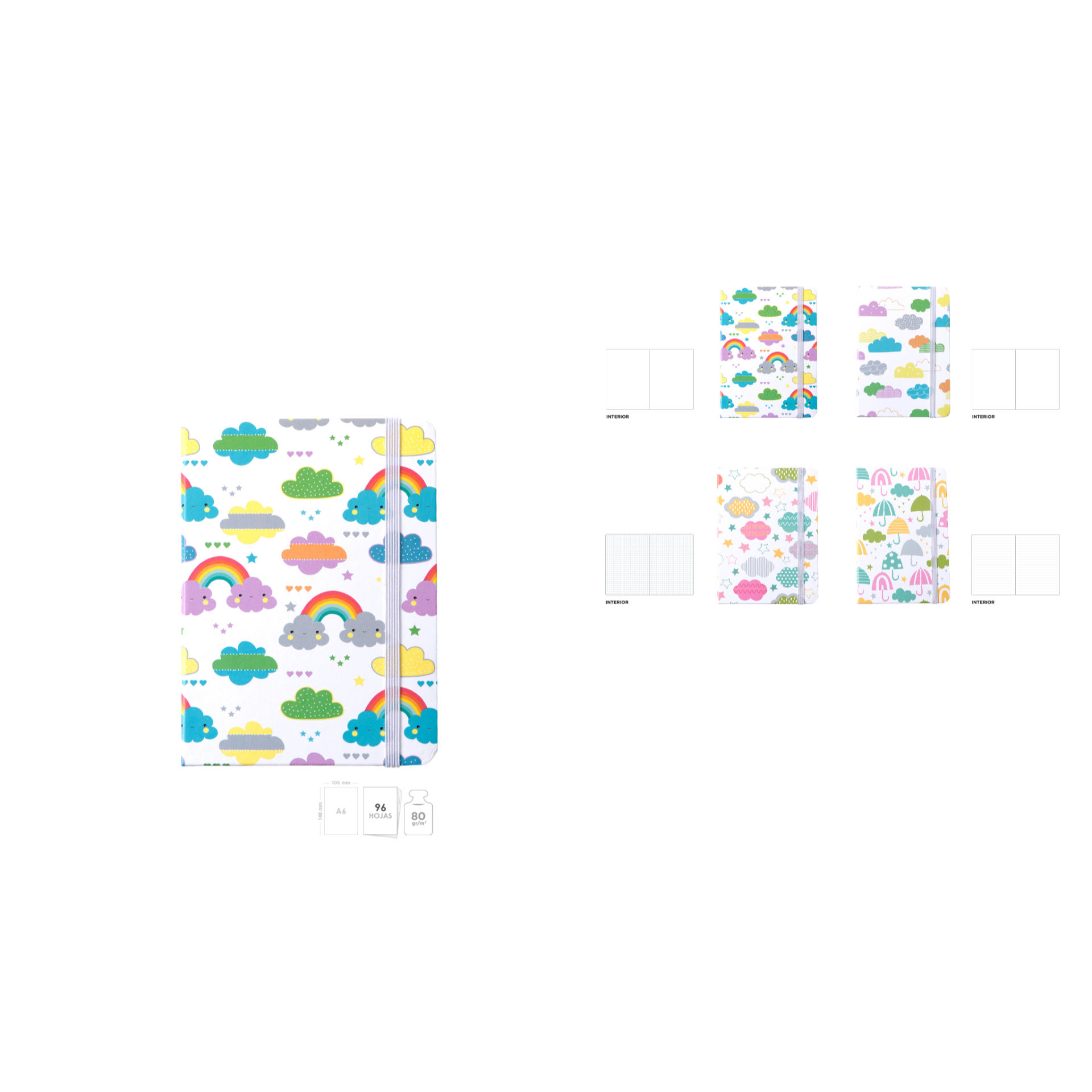 QUADERNO NOTE COPERTINA FORATA A6 CERVANTES