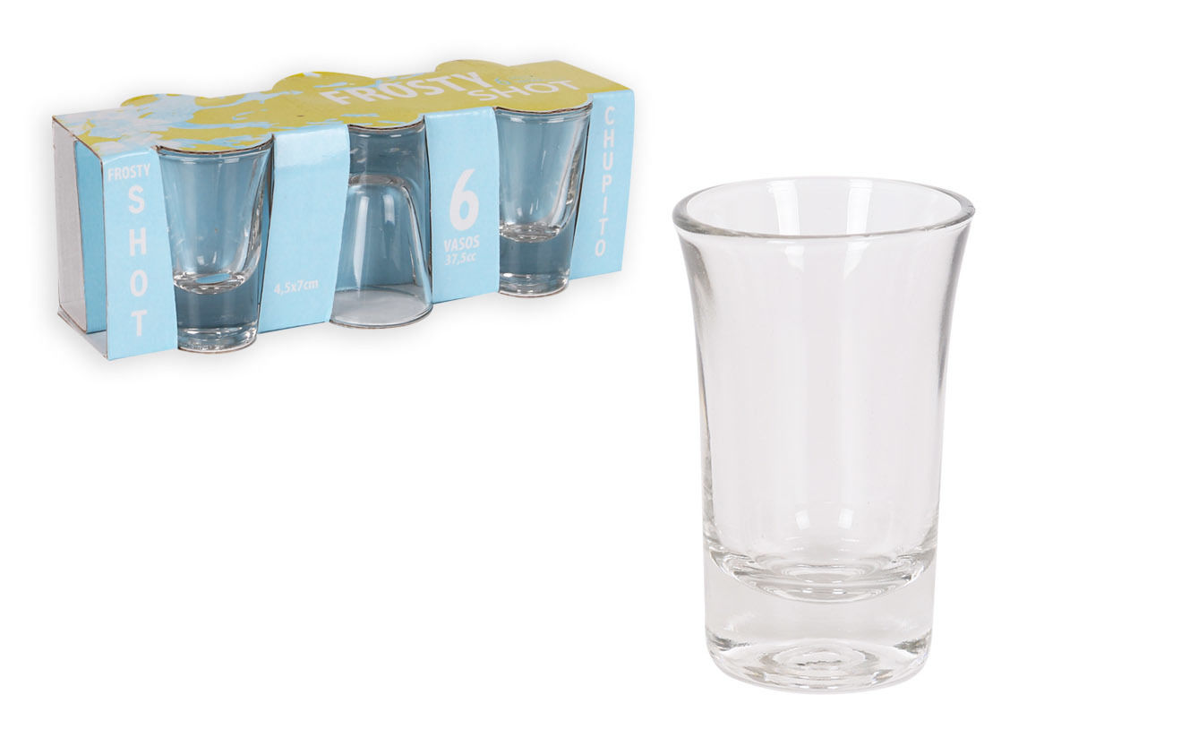 SET 6 BICCHIERI CHUPITO 37.5CC SHOT FROSTY
