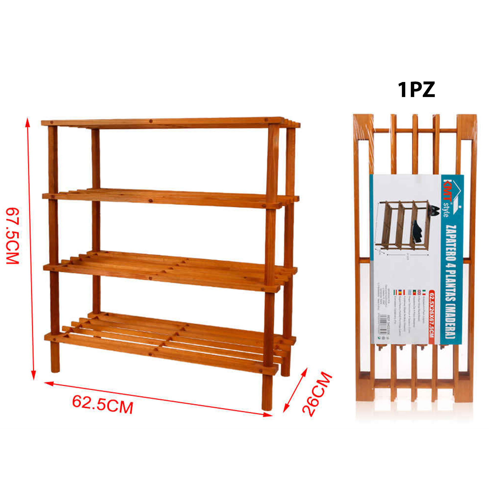 SCARPIERA 4 PIANI 62.5*26*67.5CM