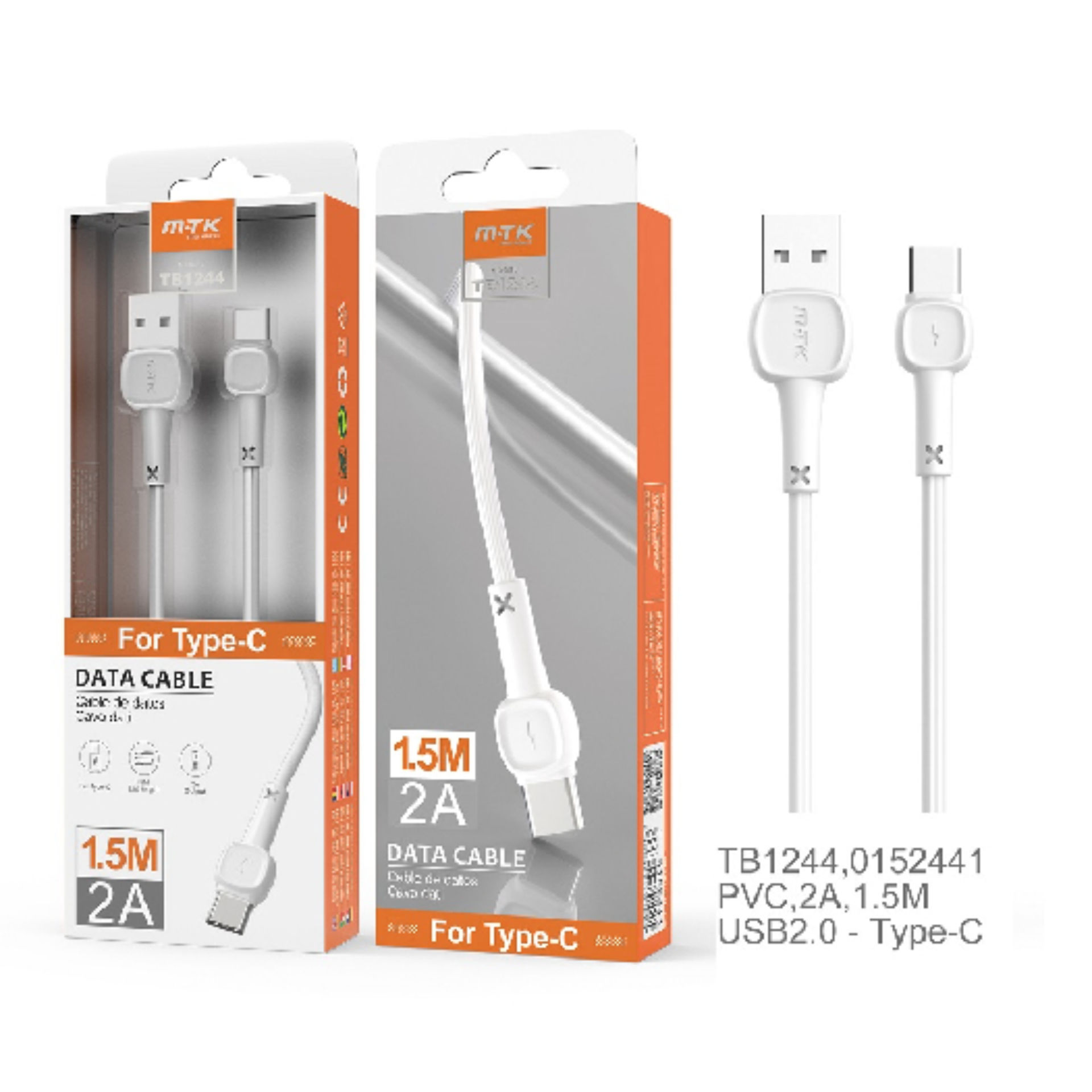 TB1244 BL, MTK, CAVO DATI M.KARRON PARATYPE C, 2.0One Plus