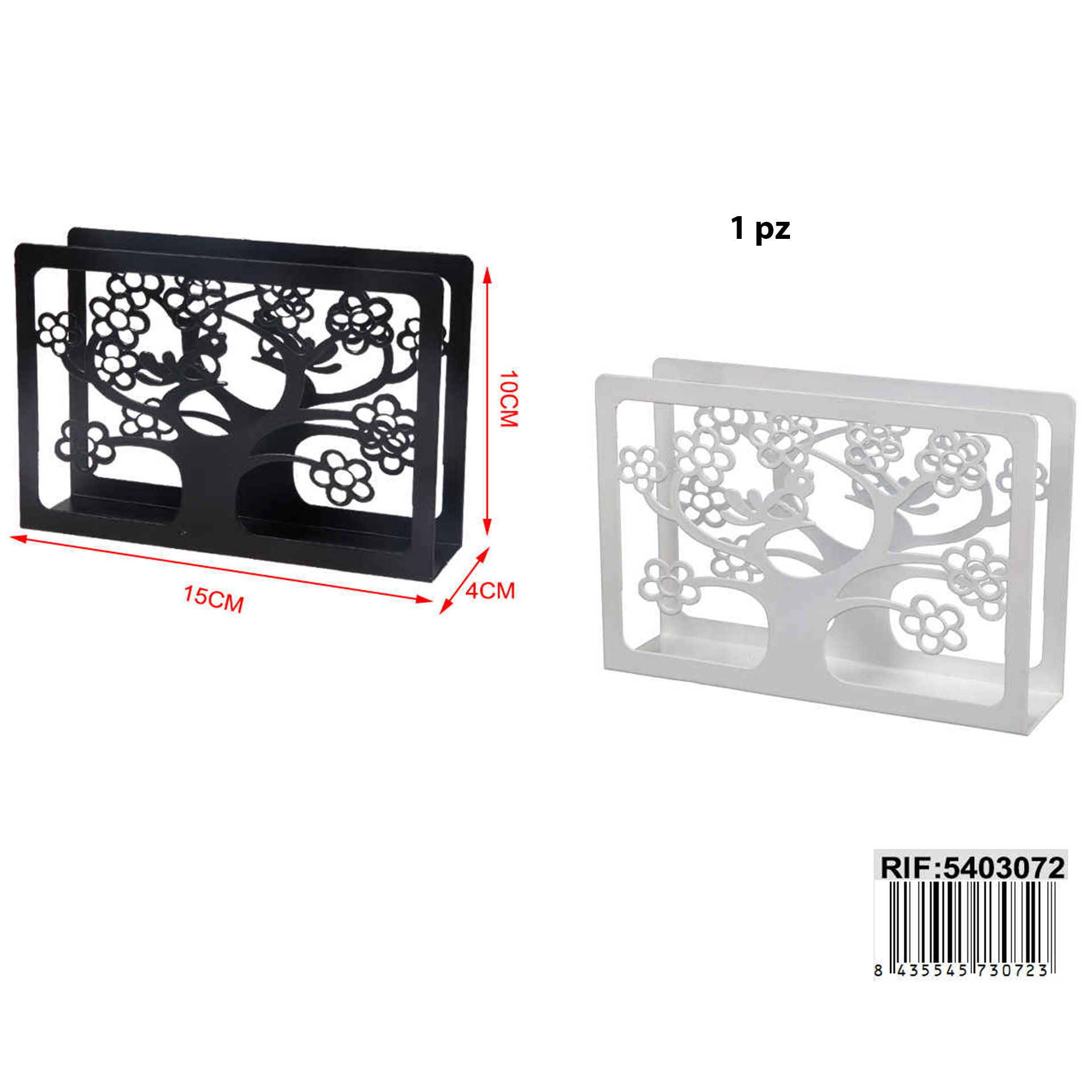 PORTAROTOLO IN METALLO