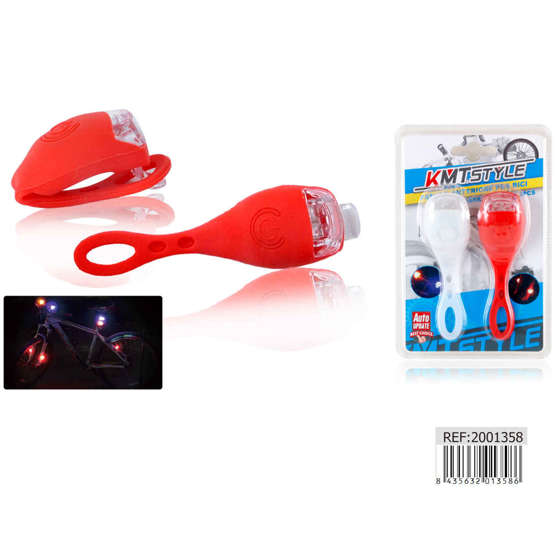 FANALE ANTERIORE PER BICI 2PZ