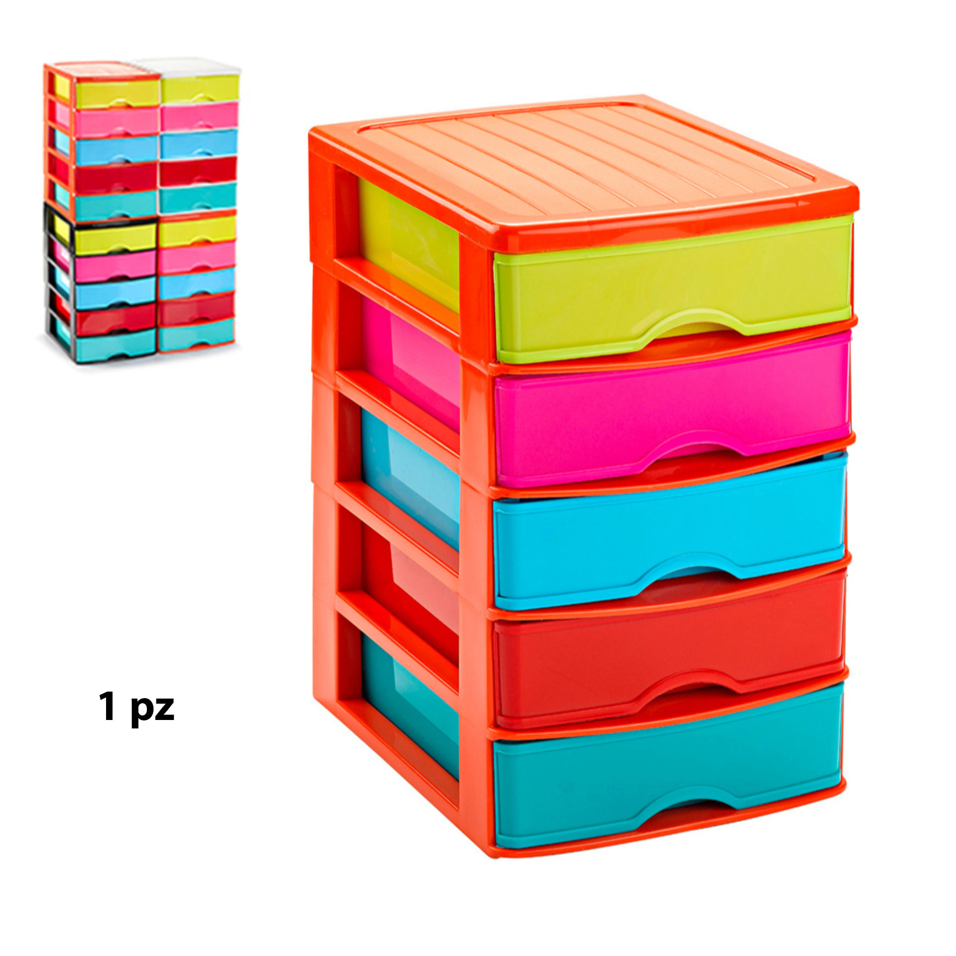 CASSETTIERA 5 CASSETTI GUADIANA SURTIDO NBMPlastic Forte