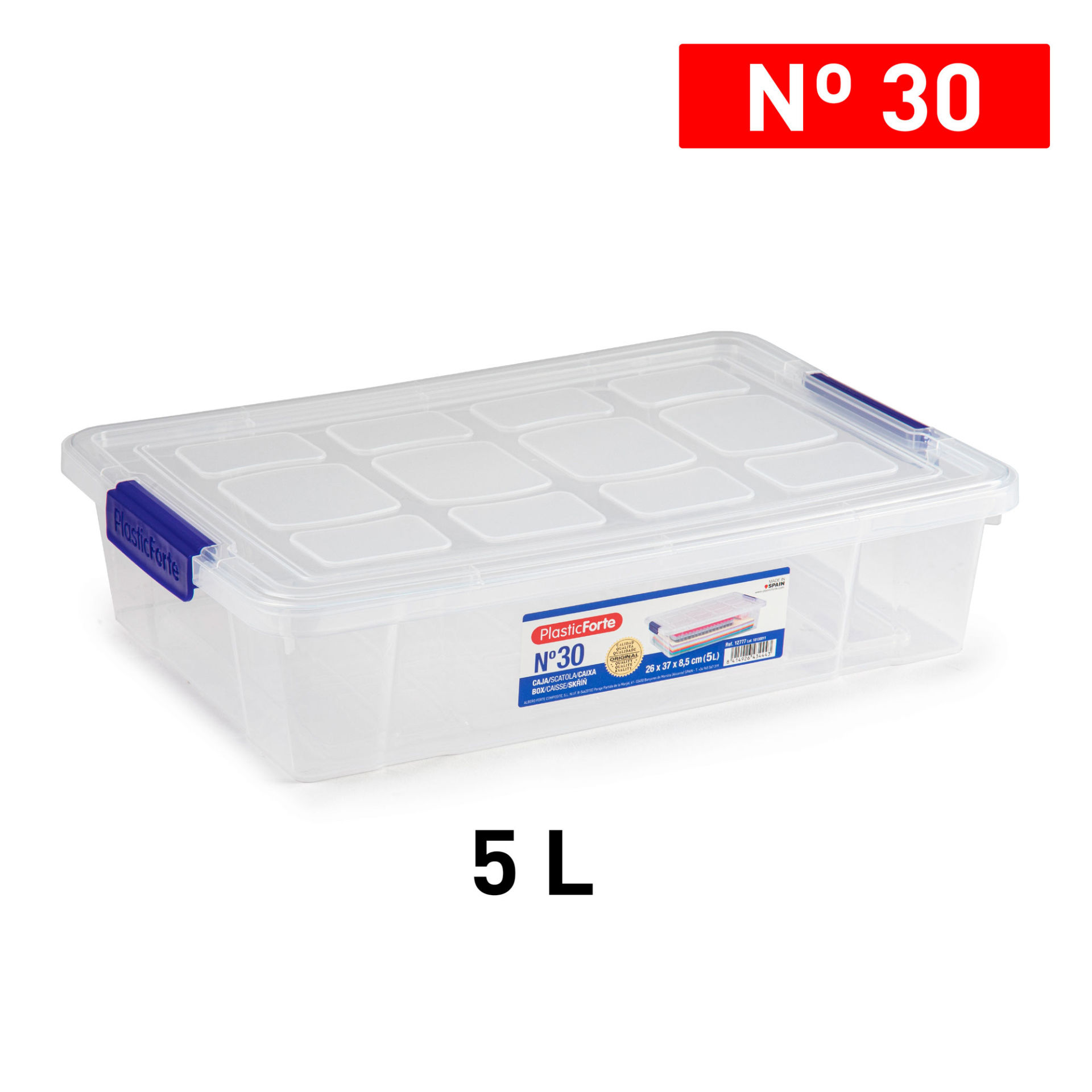 SCATOLA MULTIUSO N  30 5 LPlastic Forte