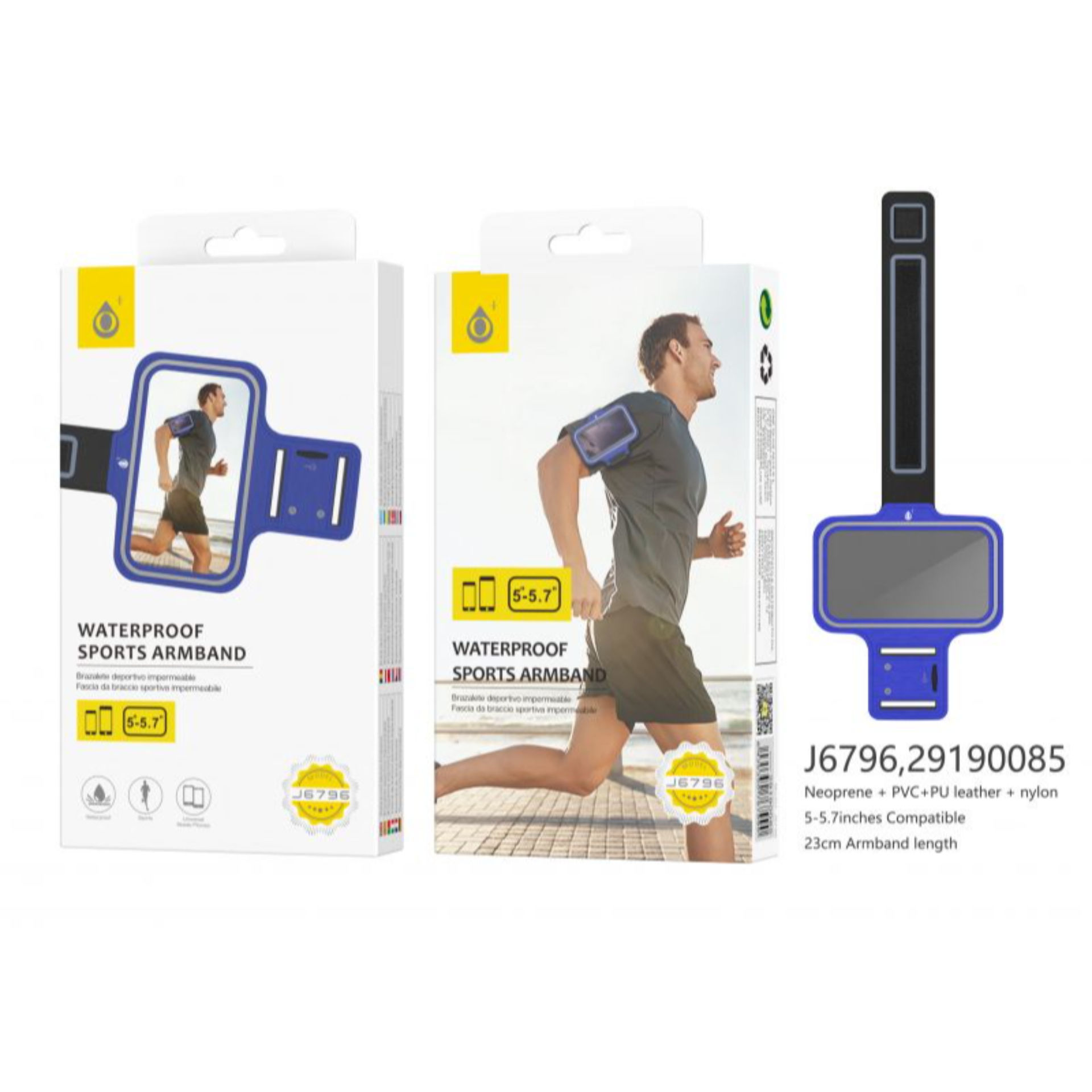 ONE PLUS BB102-AZ, FASCIA DA BRACCIO PORTACELLULARE 5-5.7 POLLICIOne Plus