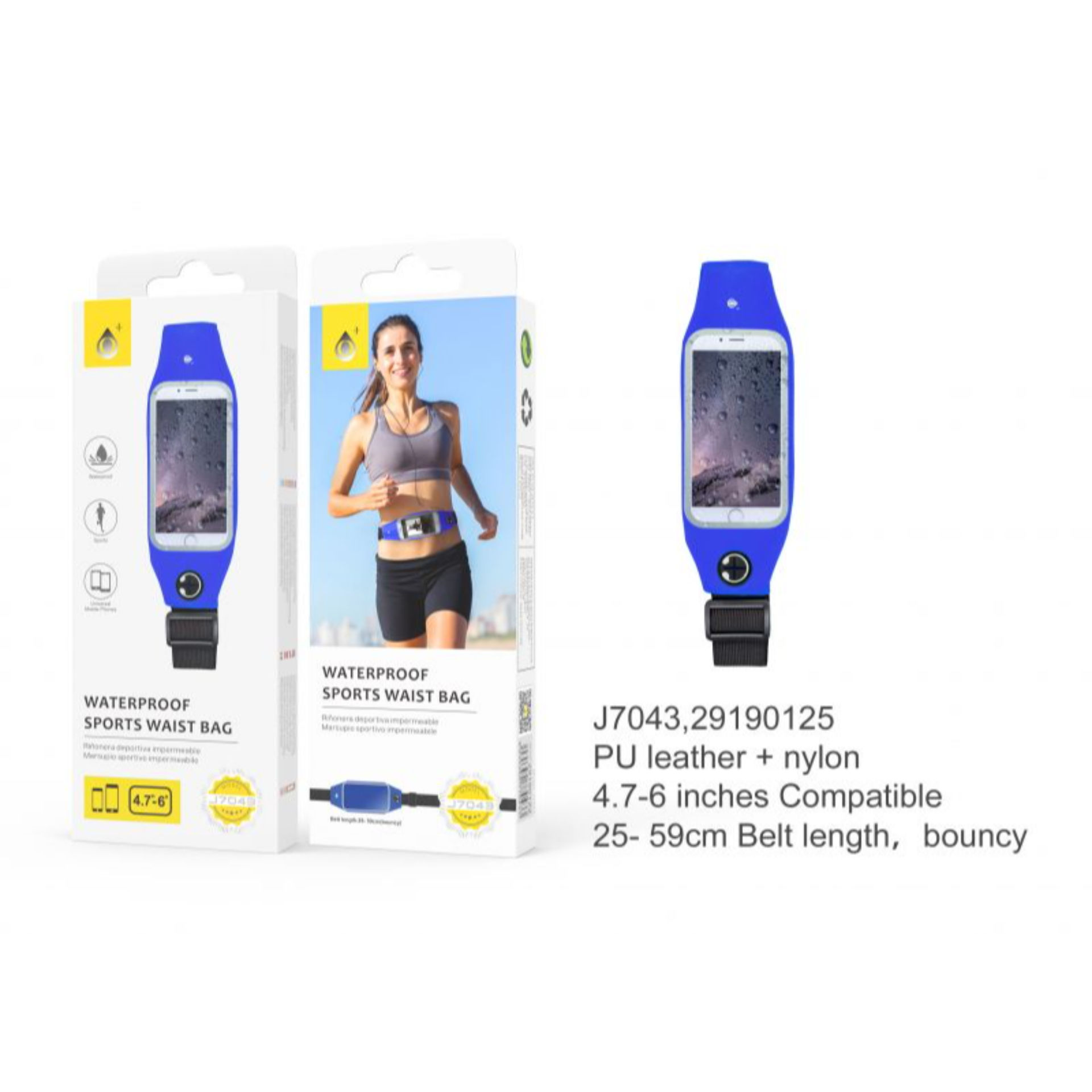 ONE PLUS BB104-AZ, FASCIA DA BRACCIO PORTACELLULARE 4.7-6 POLLICIOne Plus