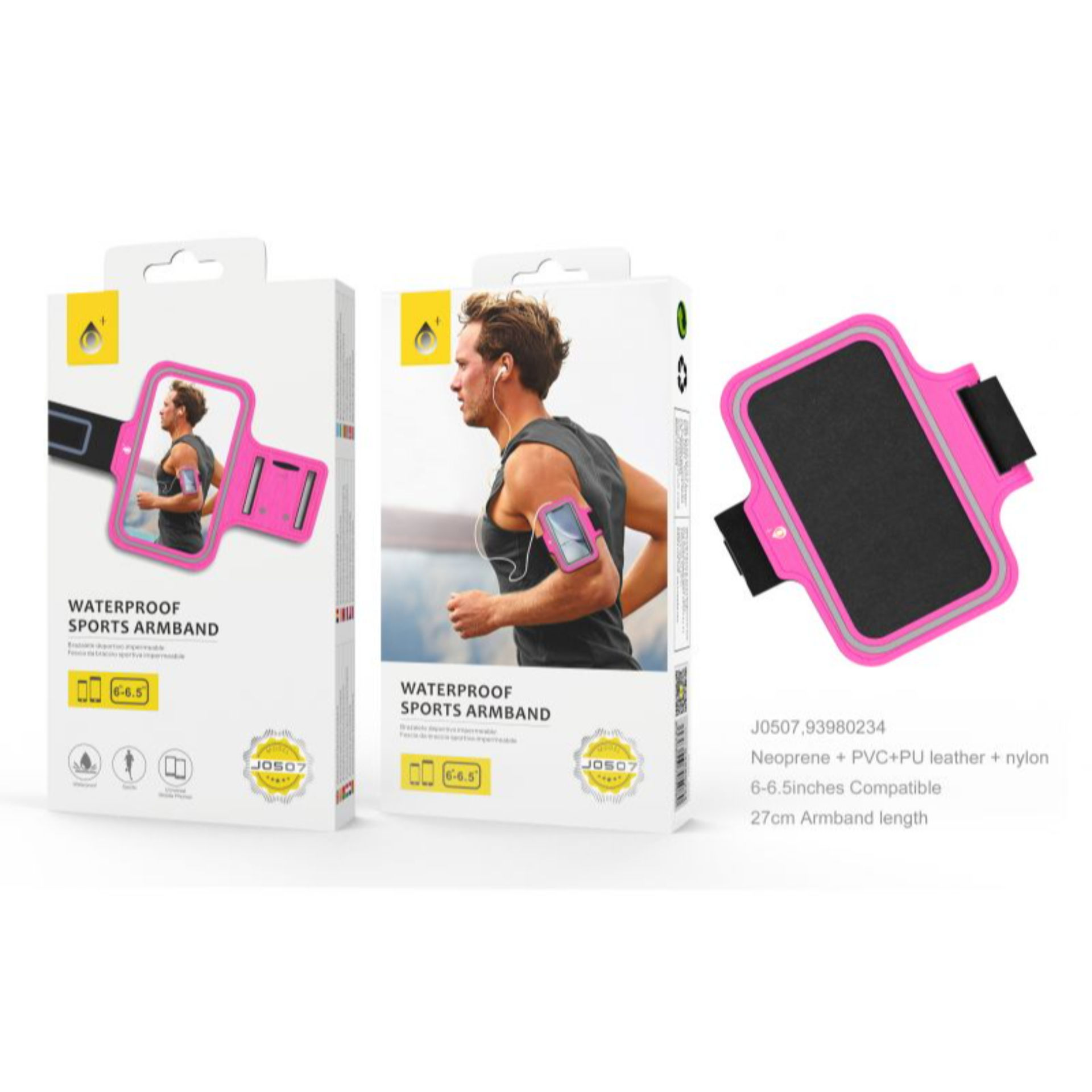 RS JO507, CUSTODIA DA BRACCIO PER CELLULARI 6-6,5One Plus