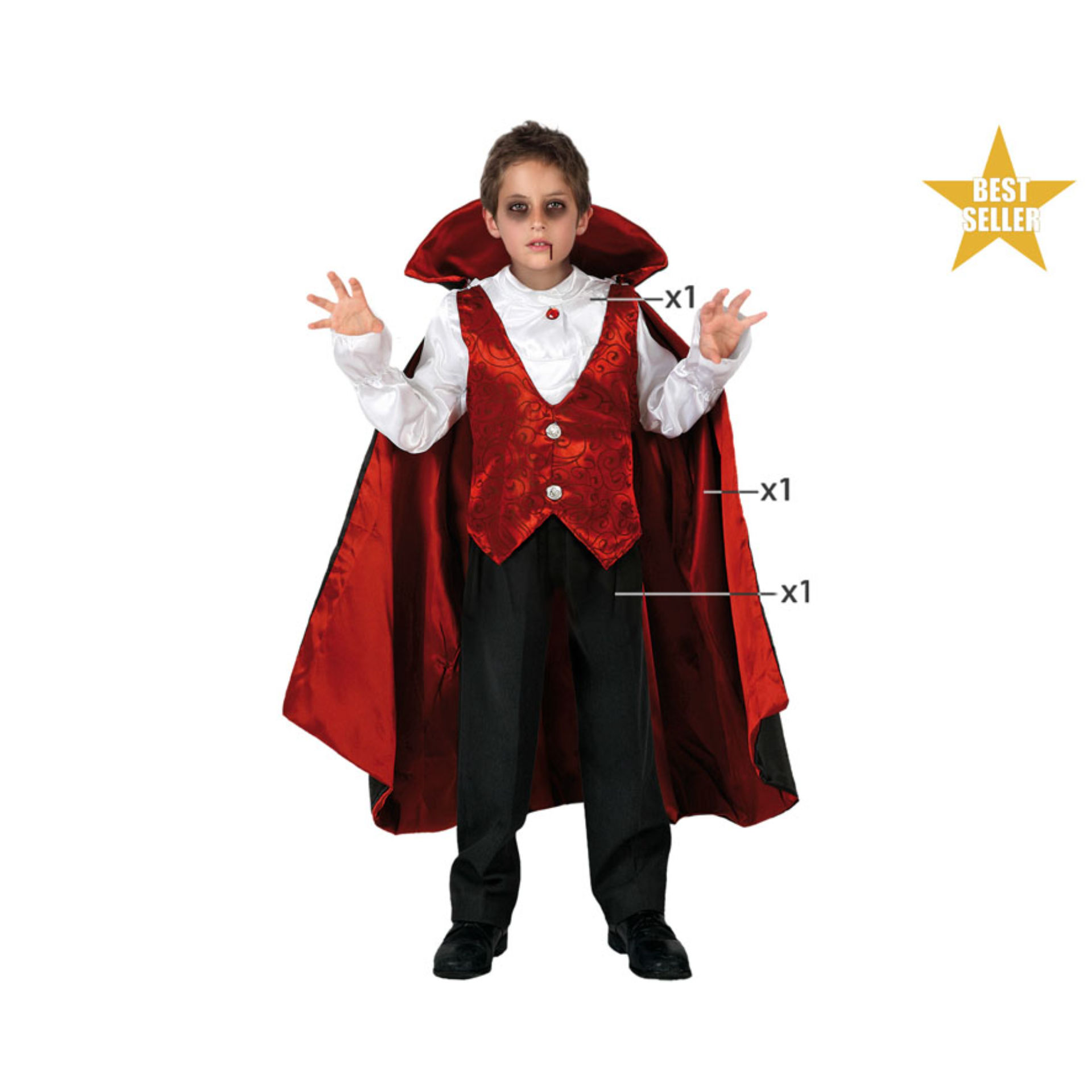 COSTUME VAMPIRO 7-9Atosa