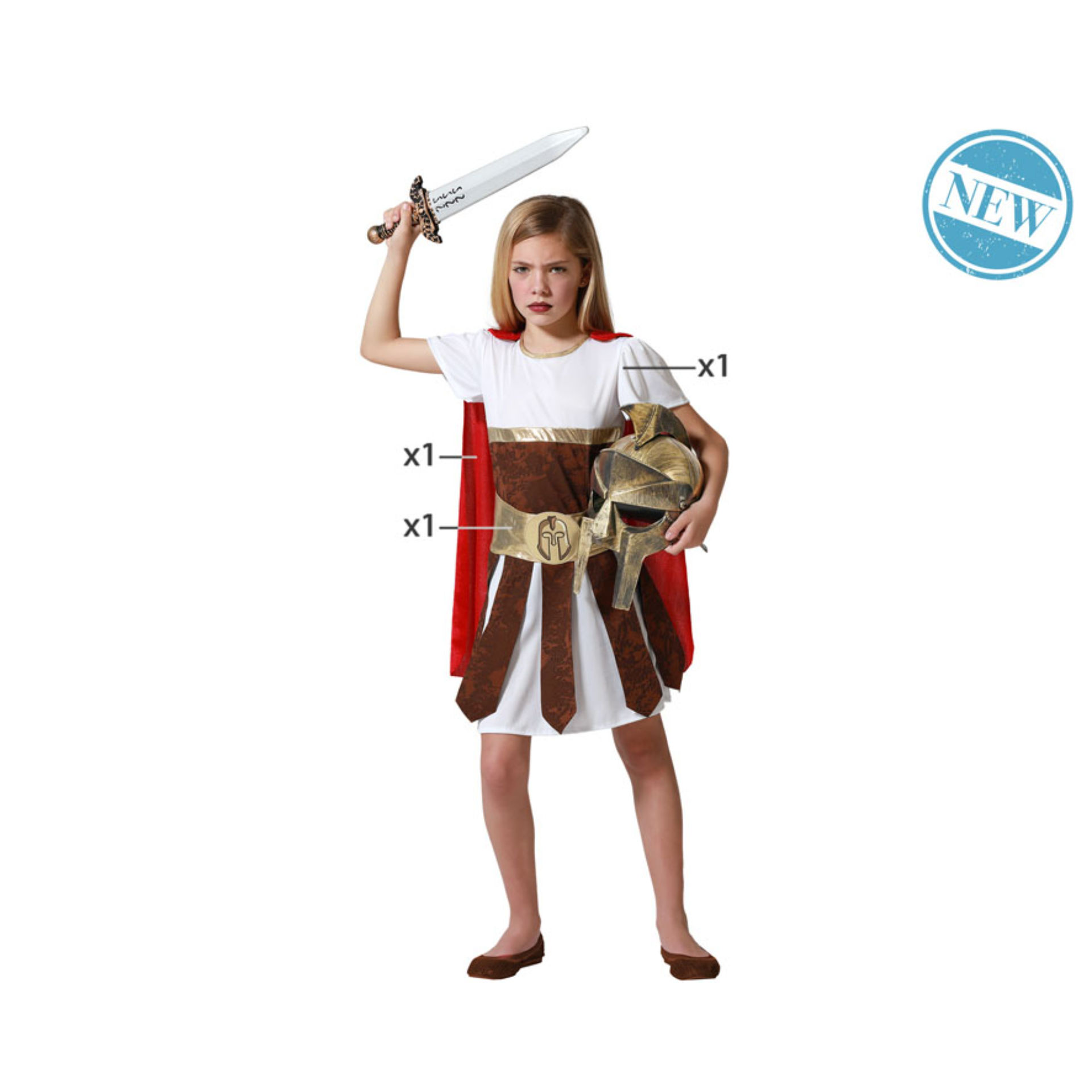 COSTUME GLADIATRICE 5-6Atosa