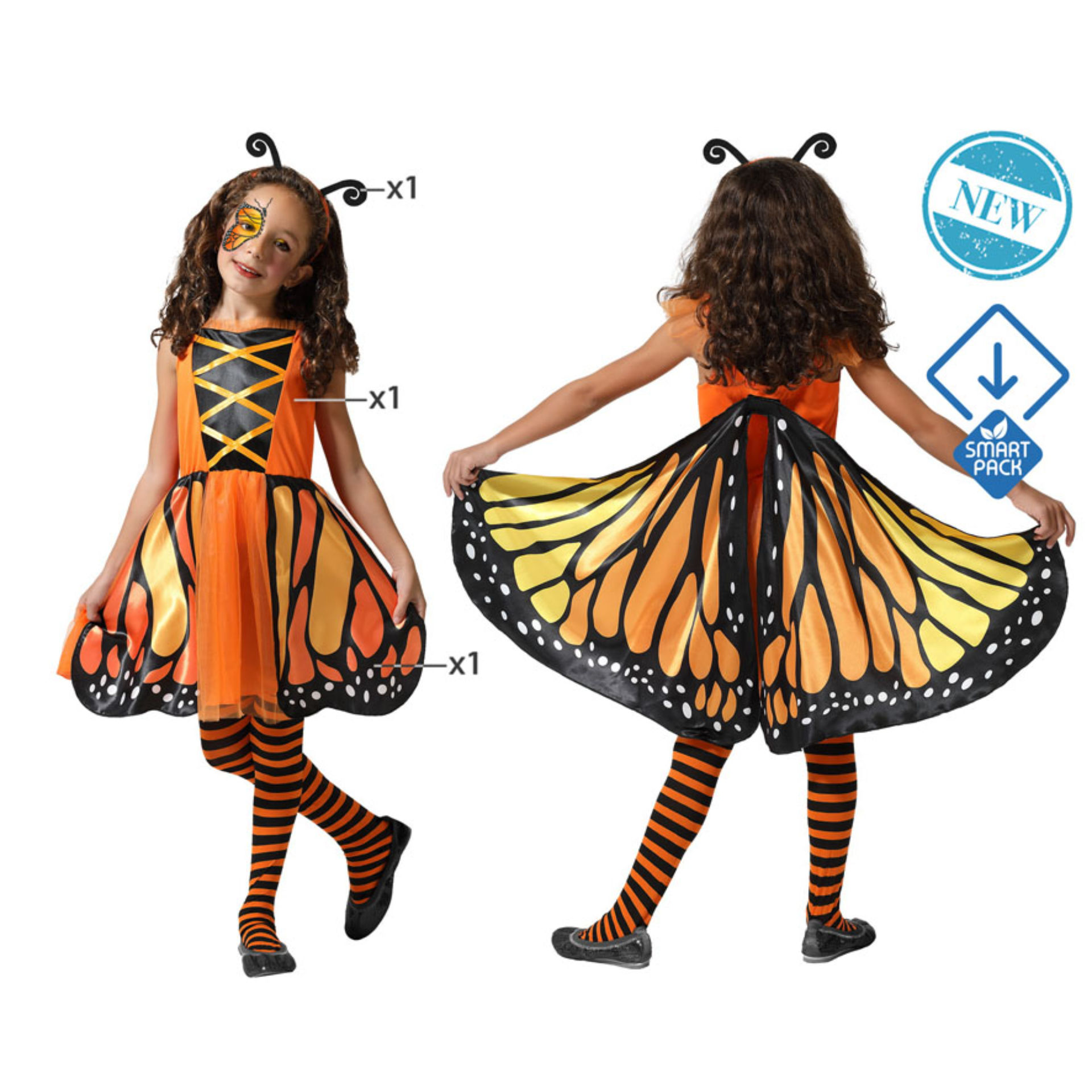 COSTUME FARFALLA 10-12Atosa