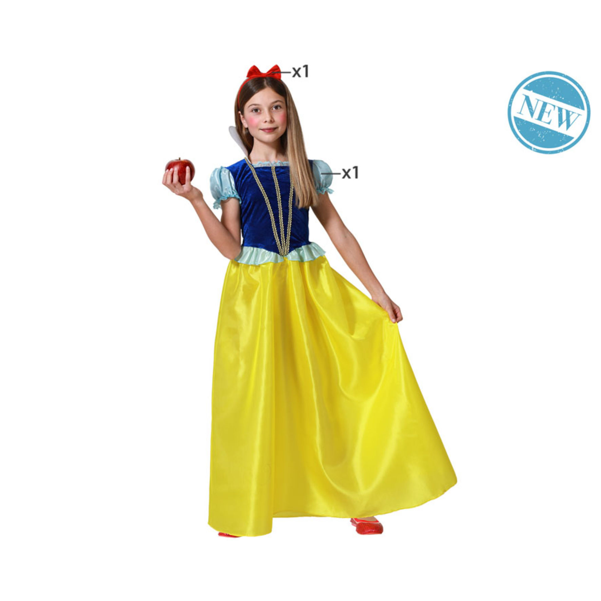 COSTUME PRINCIPESSA DA FAVOLA 3-4Atosa