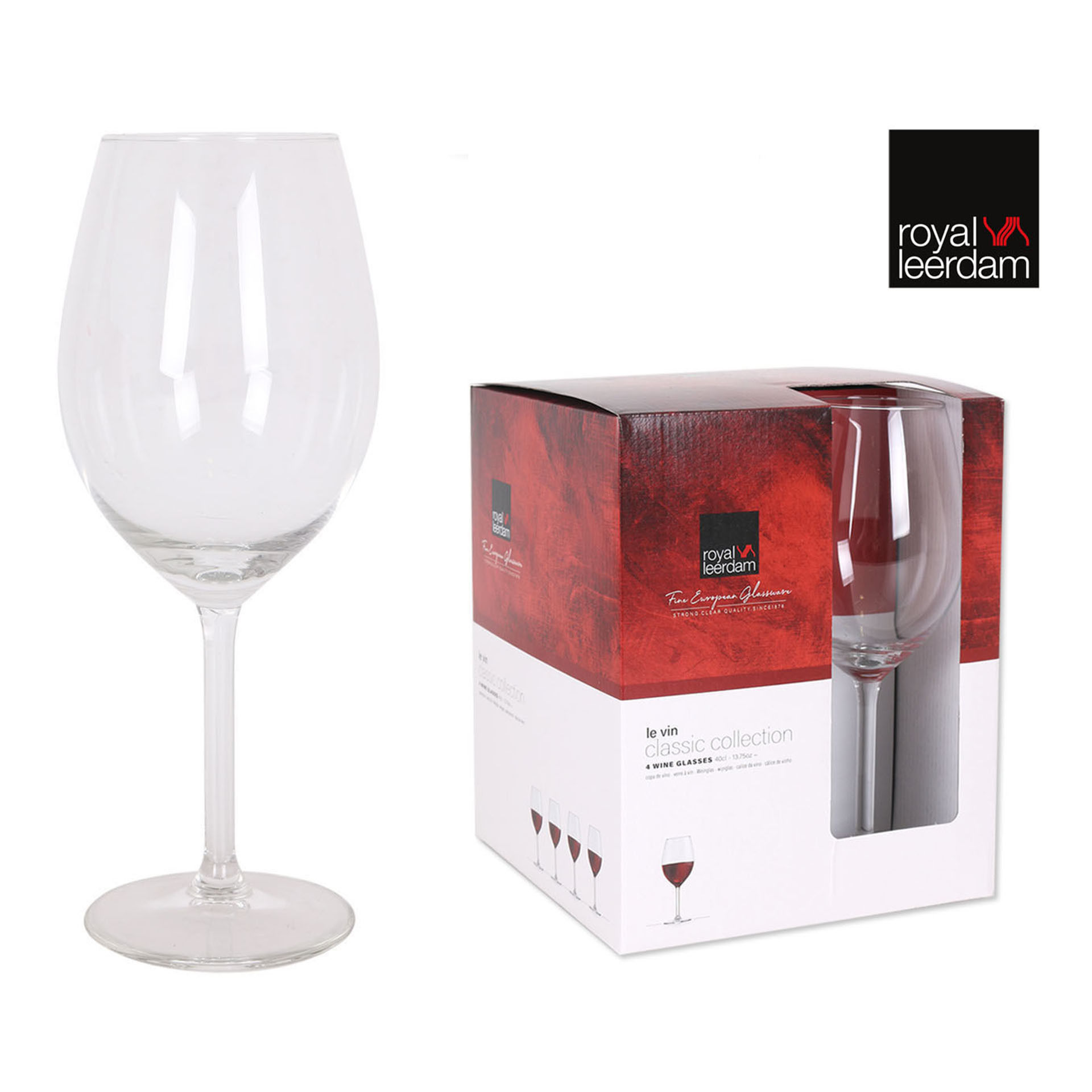 SET 4 COPAS VINO 40CL  LE VINSoler
