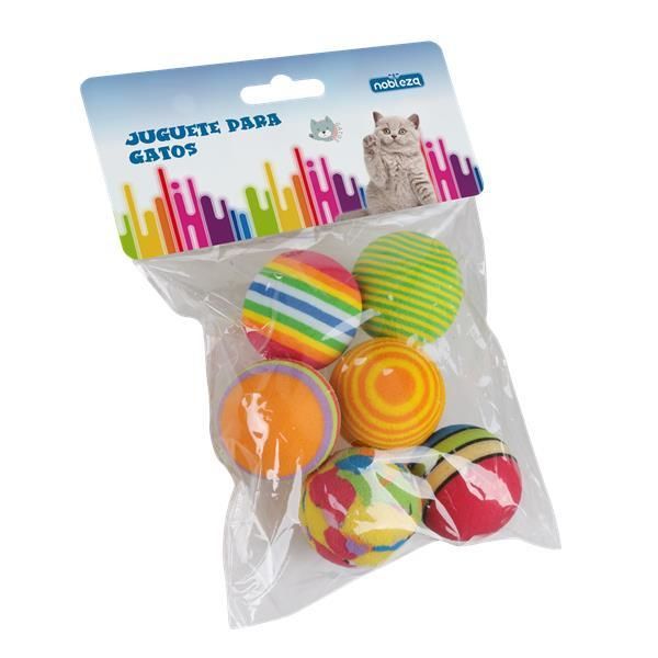 SET DI PALLINE COLORATE IN GOMMA