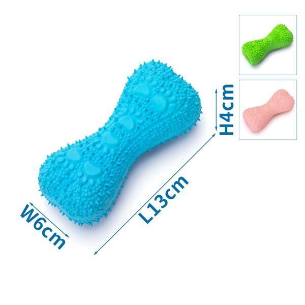 OSSO GIOCATTOLO CON IMPRONTE IN LATTICE