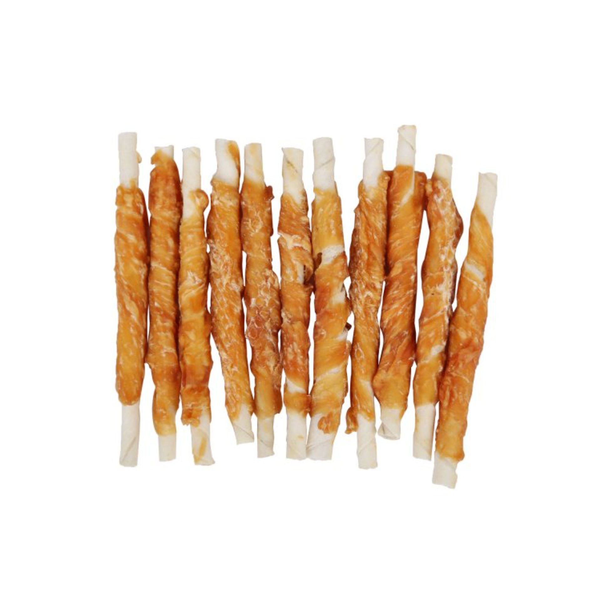 BASTONCINI DI PELLE BOVINA AVVOLTI DA POLLO(L12CM,Nobleza