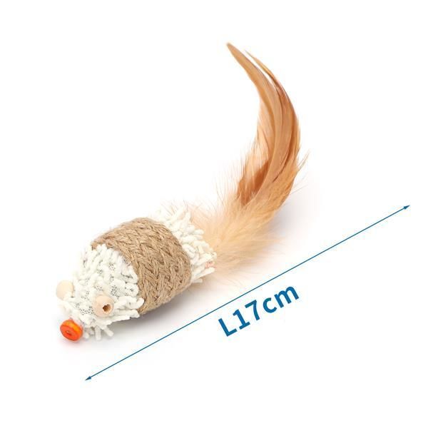 GIOCHINO IN LINO(L12*W3CM,MARRONE,GATTI)Nobleza