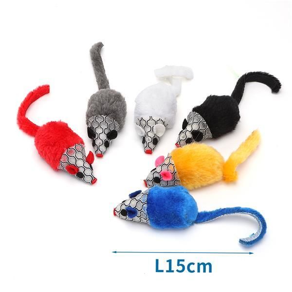 CAT TOYS L7CM GREY&BLACK/ORANGE&BLUE/WHITE&REDNobleza