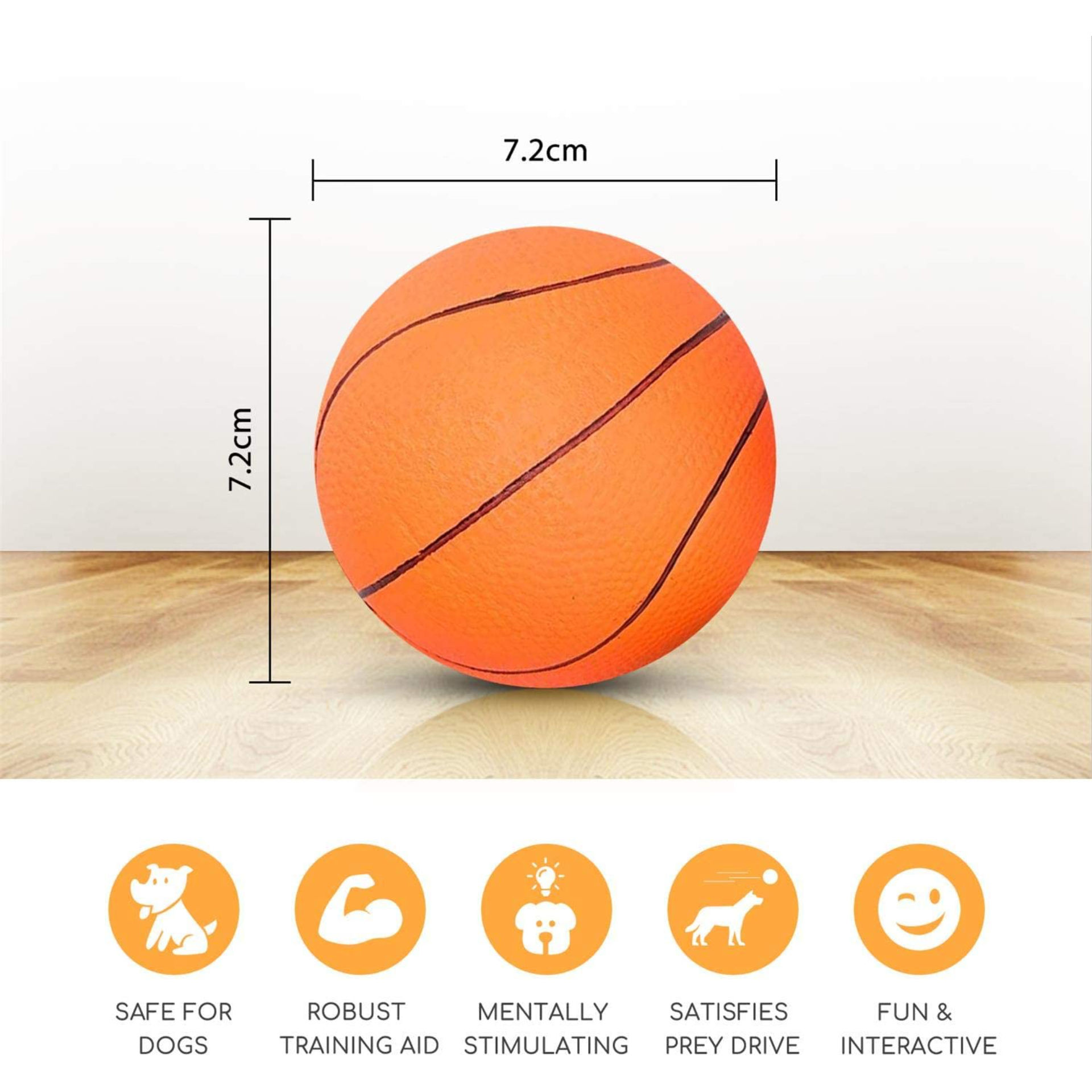 PALLINE DA BASKET FLUORESCENTI IN GOMMAPIUMANobleza