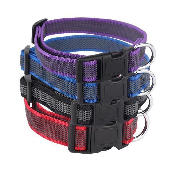 COLLARE IN TESSUTO BICOLORE(L,W2.5*L45-60CM,QUATTR