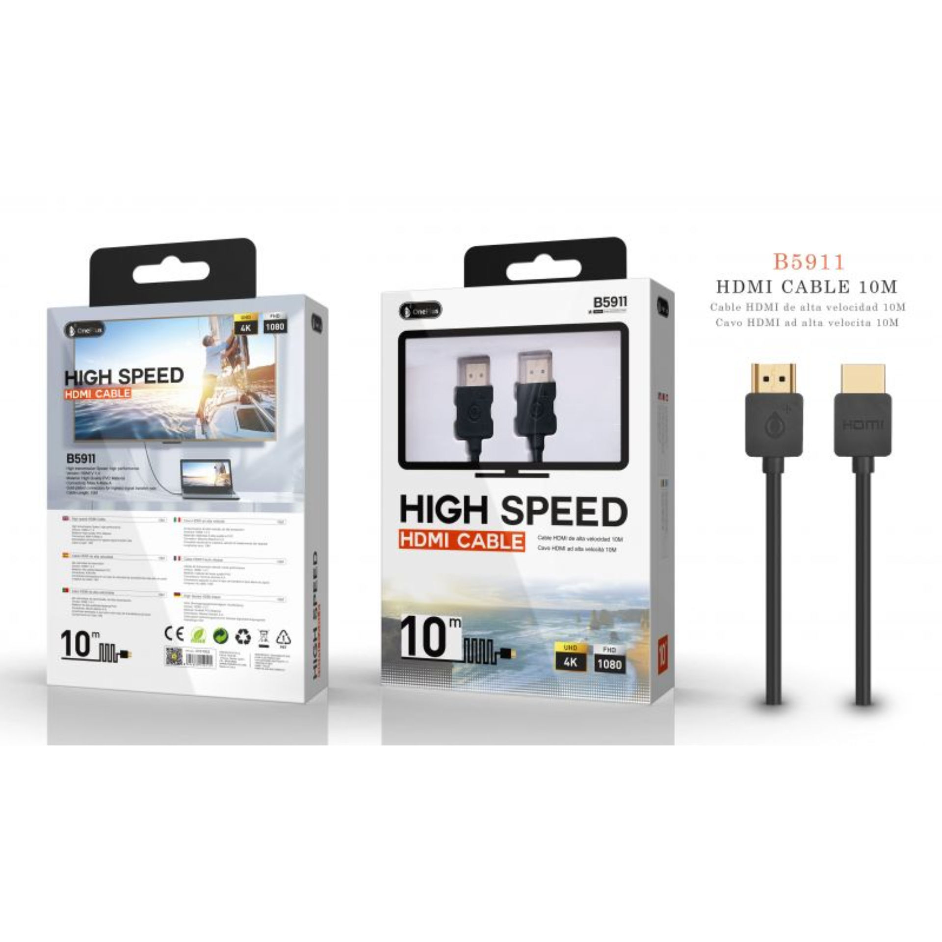 ONEPLUS CAVO HDMI AD ALTA VELOCITA' IN 4K E FULL HD 10MOne Plus