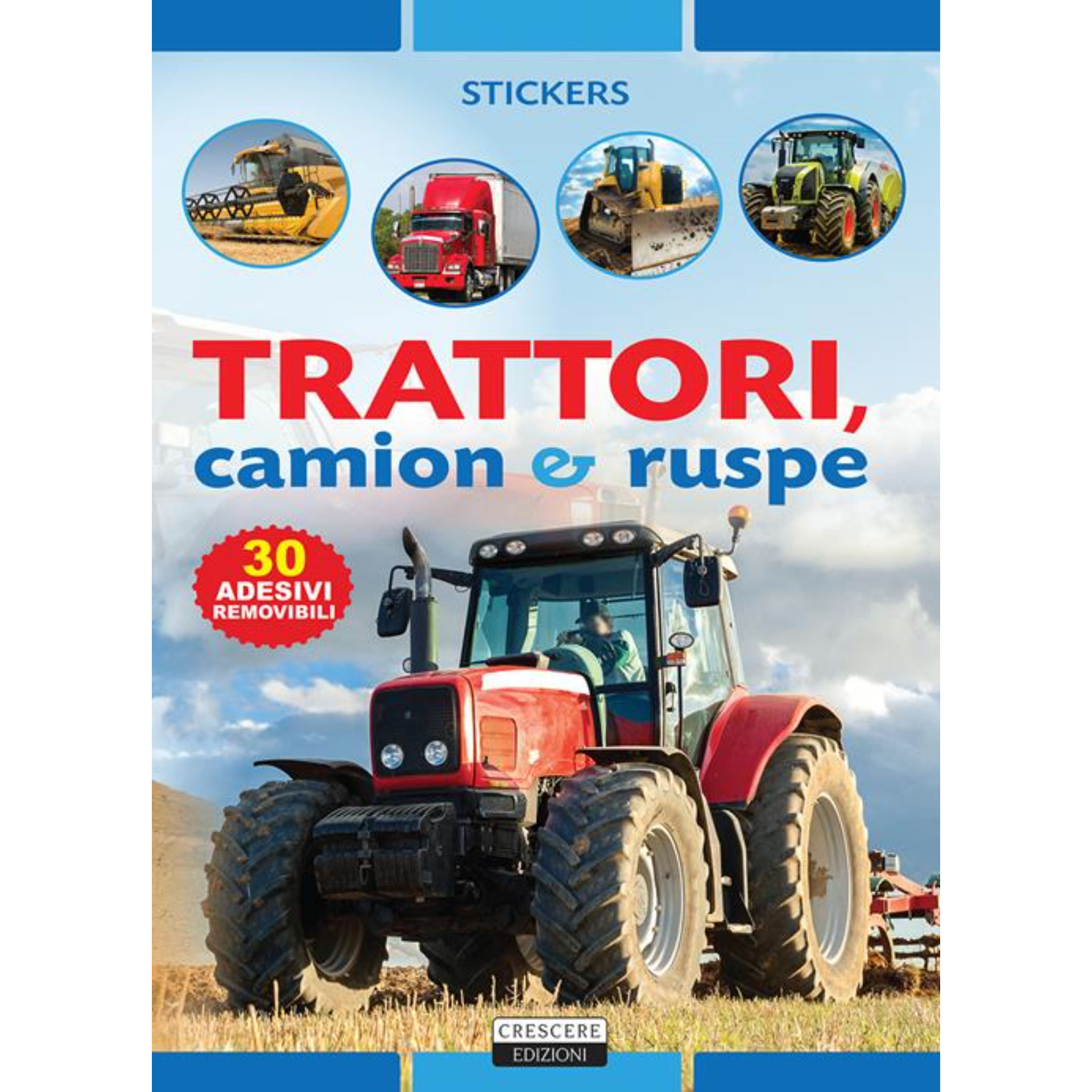 ADESIVI - TRATTORI, CAMION RUSPECrescere Edizioni