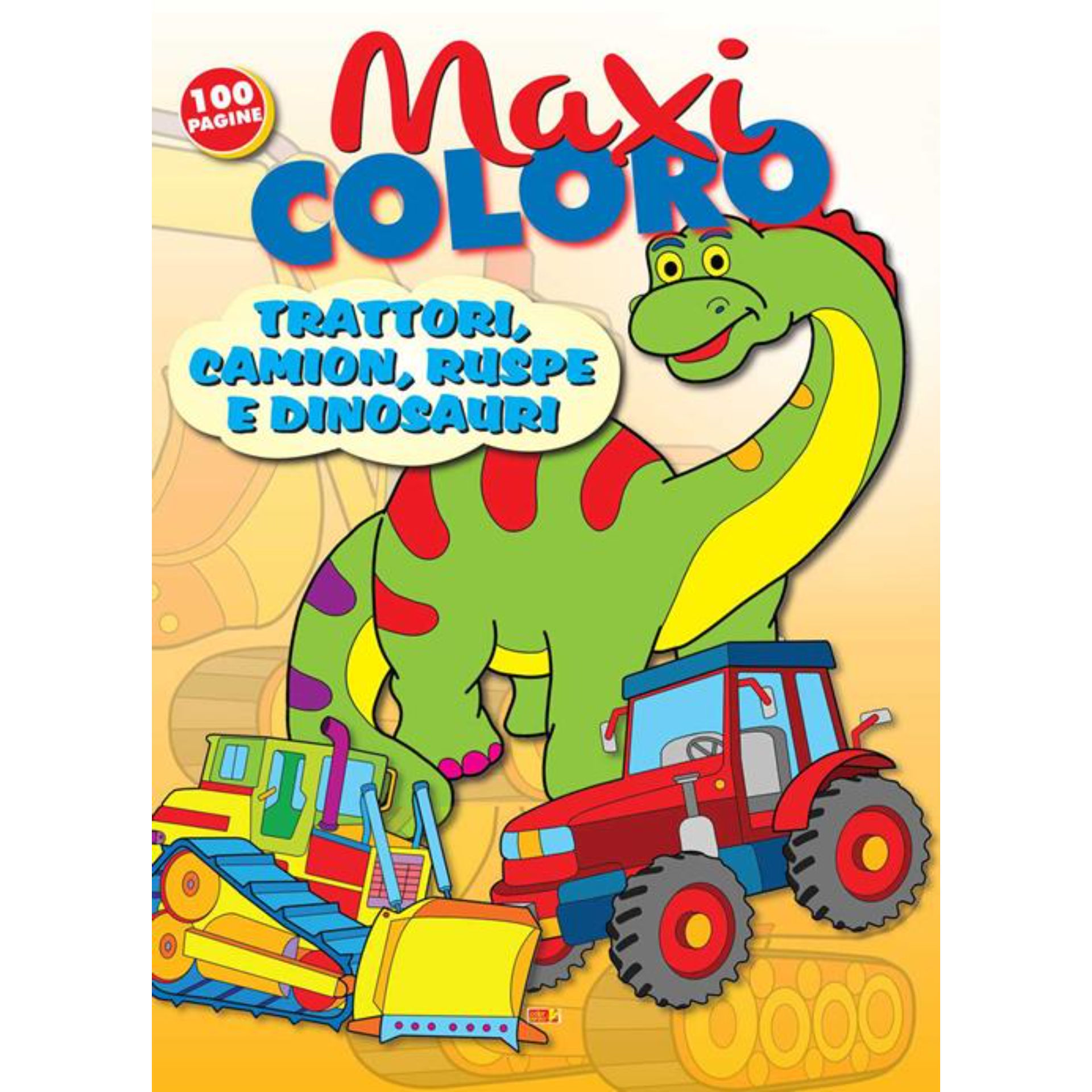 MAXI COLORO TRATTORI,CAMION,RUSPE E DINOSA