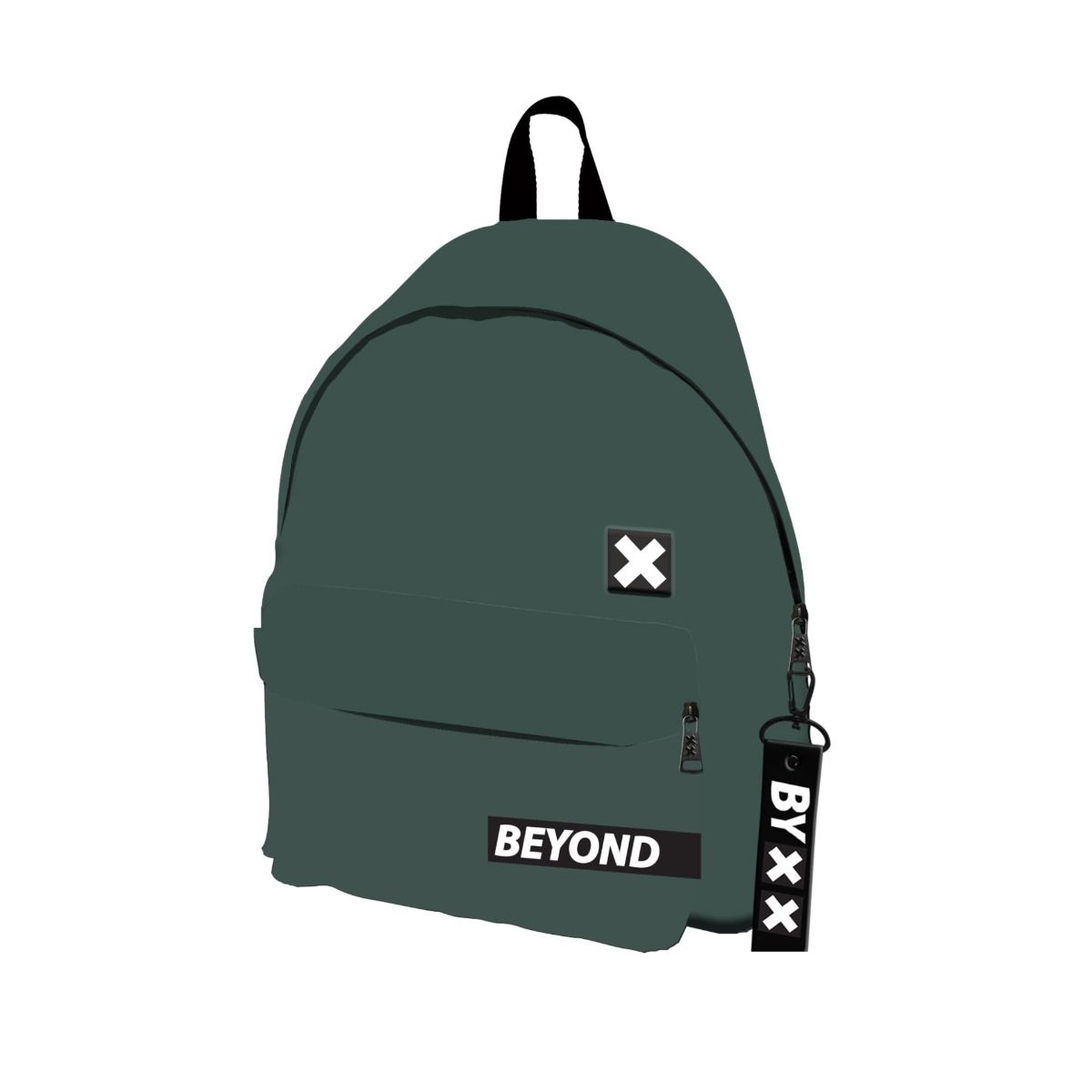 ZAINO AMERICANO BEYOND MONO TESSSUTO VERDE MILITARE