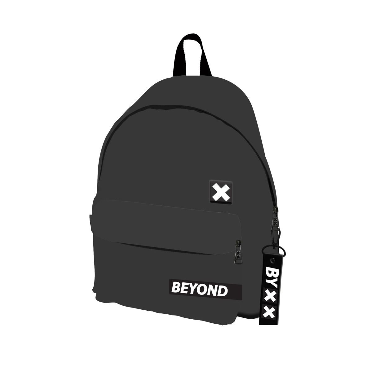 ZAINO AMERICANO BEYOND MONO TESSSUTO GRIGIO