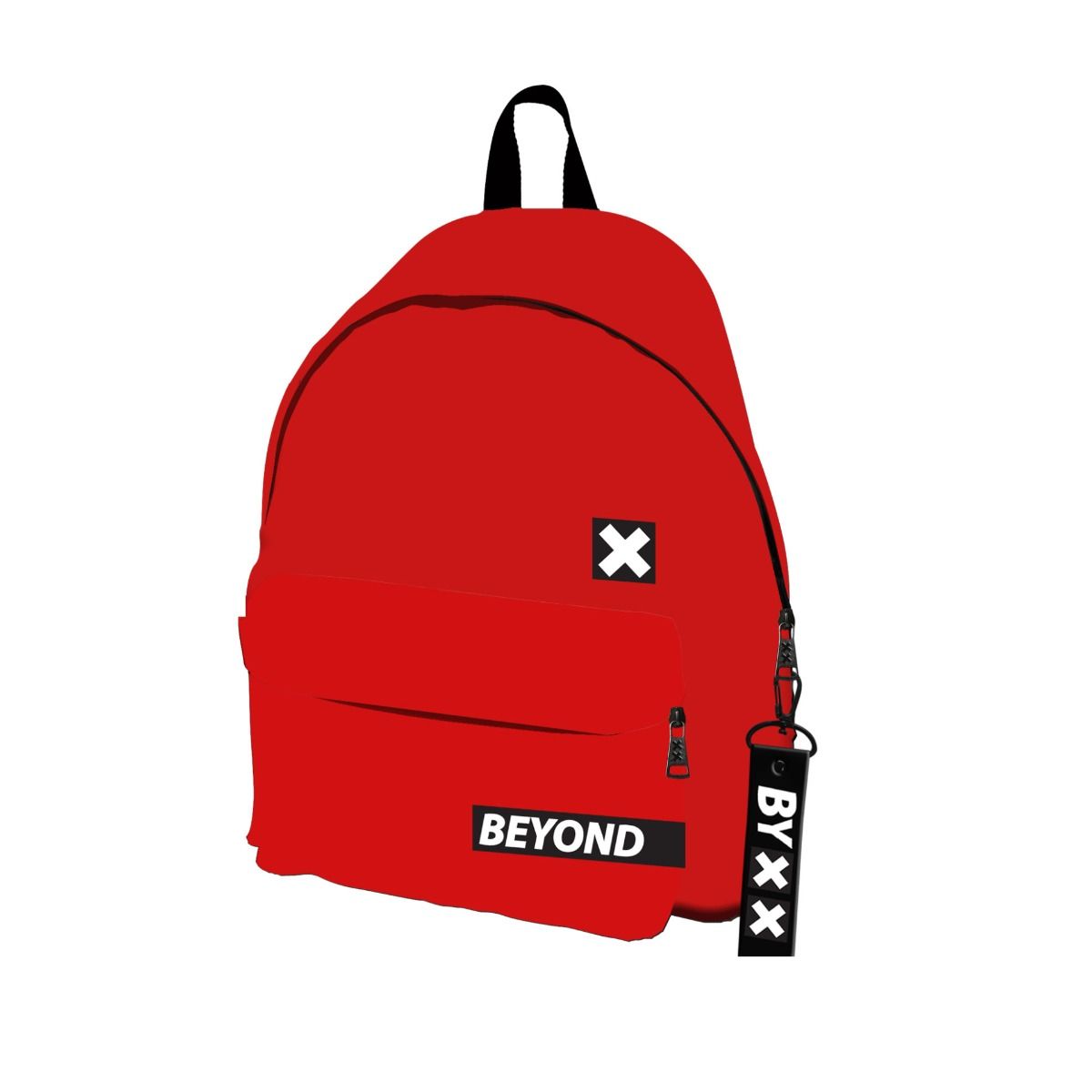 ZAINO AMERICANO BEYOND MONO TESSSUTO ROSSO