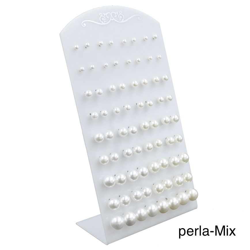 Orecchini Perla Sintetica Bianca