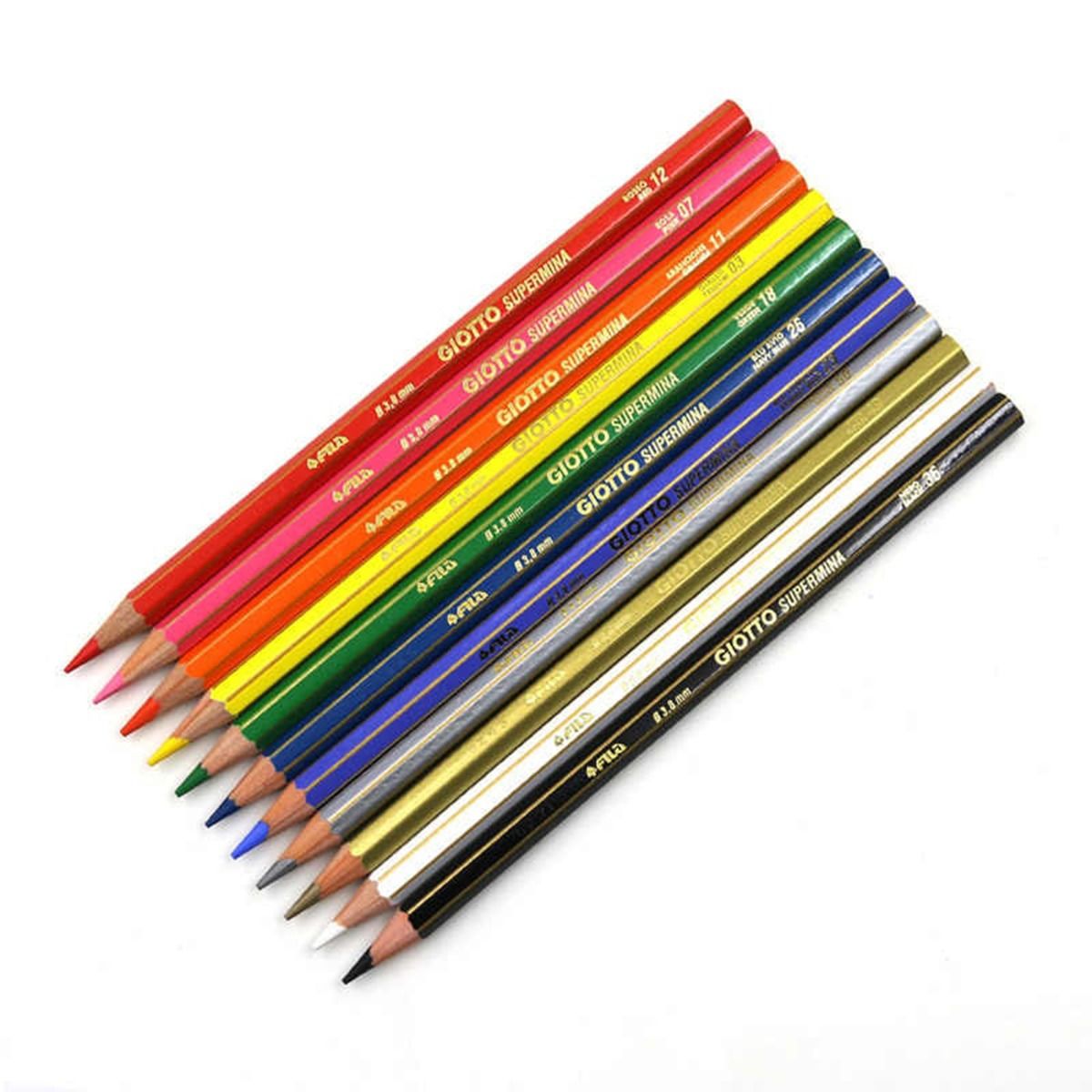 GIOTTO MATITA PASTELLO SUPERMINA - COLORI ASSORTITIGiotto