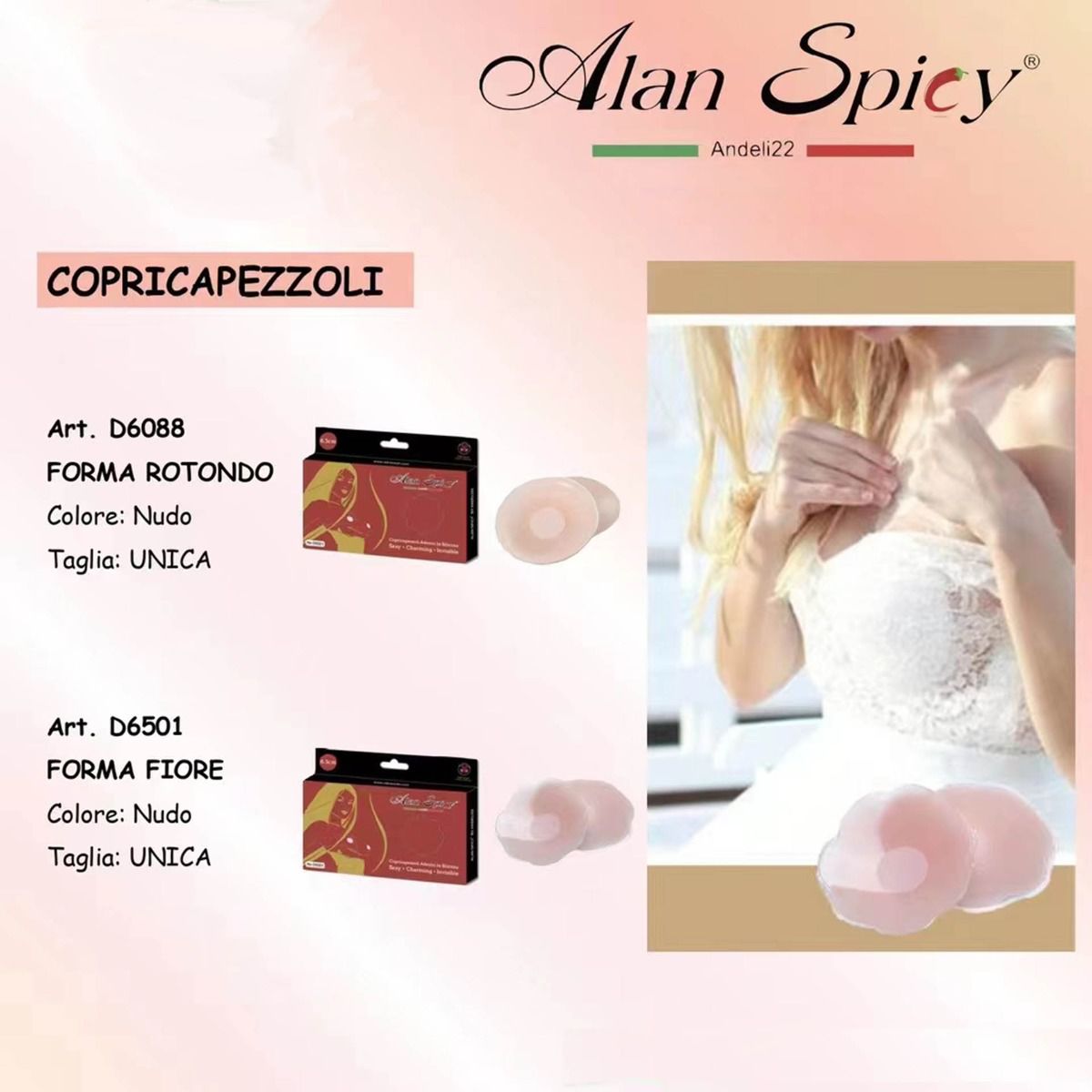 COPRICAPEZZOLI ADESIVI FORMA FIORE